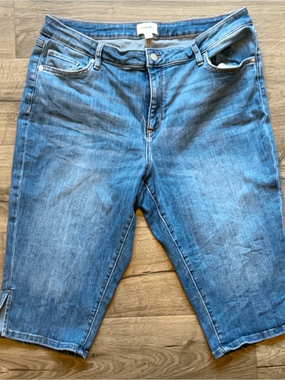 Sonoma Medium Blue Denim Jean Shorts - Classic Five-Pocket